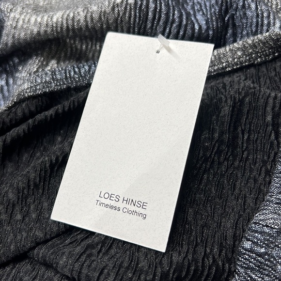 Loes Hines NWT Metallic Midi Length Skirt - Picture 3 of 8